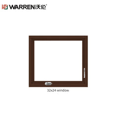 Warren 35x47 Window Standard Double Glazed Windows Aluminum Top Hung Casement Windows