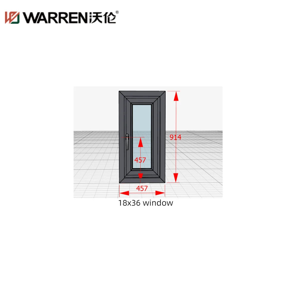 18x36 Window Modern Front Window Design Aluminum Exterior Storm Window ...
