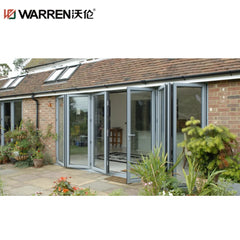 Warren 23x78 Bifold Aluminium Triple Glazing Black Rustic Wide Door Replacement
