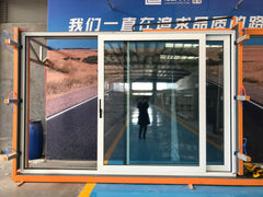 WDMA Thermal break double large glass aluminium sliding door aluminium sliding door for meeting room