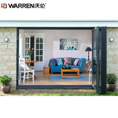 Warren 30x79 Bifold Aluminium Double Glazing Grey Tall Soundproof Door For Sale