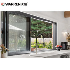 Warren 30x30 Sliding Aluminium Frosted Glass Blue Vertical Window Rough Opening