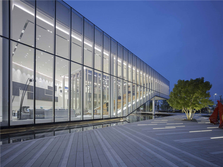 Hidden Frame Aluminum Unitized Reflection Glass Curtain Wall Panel Awn ...