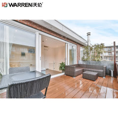 Warren 70x80 Sliding Aluminium Triple Glazing Black Adjusting 3 Panel Door Double Pane