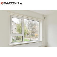 Warren 90 Window Aluminum Double Pane Impact Windows Casement Turn And Tilt Window Glass