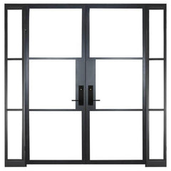 WDMA  metal door knocking down frame, steel door jamb cheap price philippines door handle stainless steel