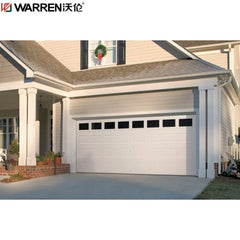 Warren 18 ft Garage Door 7'x9' Garage Door Black Garage Doors For Sale Aluminum Insulated For Homes