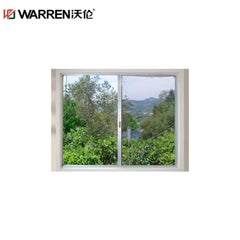 Warren 60x24 Slider Aluminium Double Glass Brown Double Window With Grids