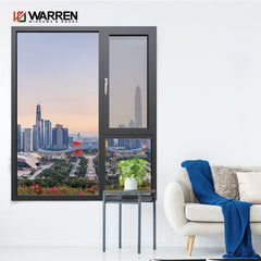 46x46 window manufacture modern house black double sliding casement picture aluminium window for sale