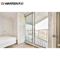 Warren 70x80 Sliding Aluminium Triple Glazing Black Adjusting 3 Panel Door Double Pane