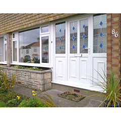 WDMA Modern Design Hot Sale House Used Tempered Glass PVC Frame Casement Windows