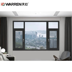 Warren 32x36 Push-out Casement Aluminium Tempered Glass Blue Rough Opening Window Replacement