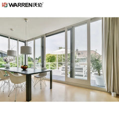 Warren 96x96 Sliding Aluminium Tempered Glass Blue Four Panel Pocket Door Price