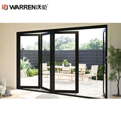 Warren 30x96 Bifold Aluminium Double Glazing Grey Small Louvered Door Company