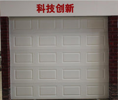 China WDMA Low price residential automatic black aluminum benefit glass sectional garage door