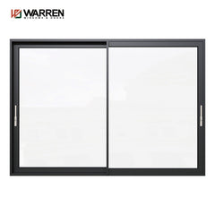 High Quality Custom Wholesale Double Glass Black Aluminum Sliding Doors Slim Sliding Door