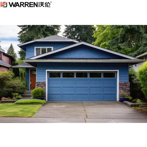 Warren Garage Doors 16'x8' Double Car Garage Door Small Garage Door For Homes Glass Aluminum