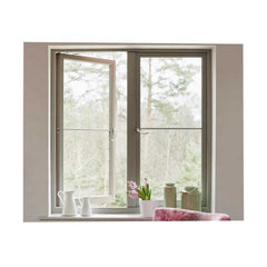 German Elegant Reflective Glass Aluminum Swing Louver Casement Window