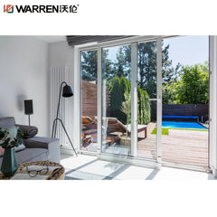 Warren 10ft Sliding Glass Door 4 Panel Sliding Barn Door Sliding Door For Restaurant Aluminum