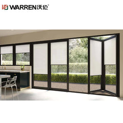 Warren 24x72 Bifold Aluminium Triple Glazing Black Cheap Internal Door For Home