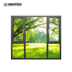 Professional Custom Doors And Windows Factory Double Glass Aluminum Frame Casement Window Aluminum Passive Window