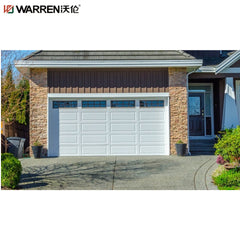 Warren 12x8 Garage Door Smart Garage Door Automatic Garage Door Aluminum Glass Modern