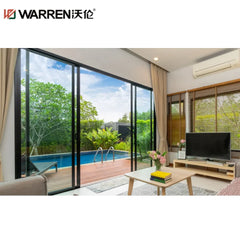 Warren 108x80 Sliding Aluminium Double Glazing Grey Double Pane Narrow Door Bathroom