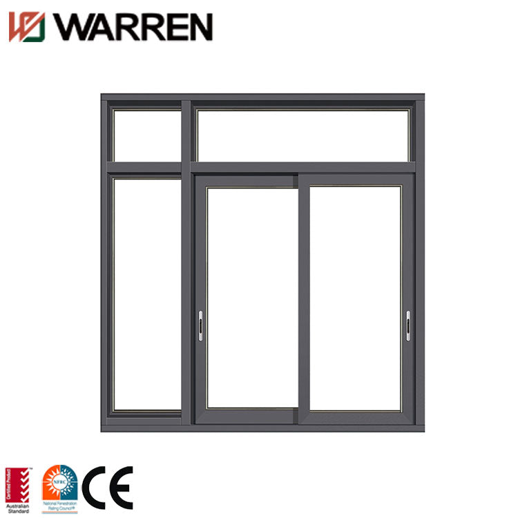 aluminum 4 panel horizontal sliding window – CHINA WDMA