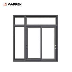 Warren 40x48 Sliding Aluminium Tinted Glass Gray Horizontal Window For Sunroom