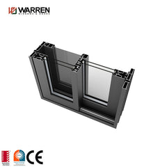 Manual slide doors interior aluminum french sliding door system