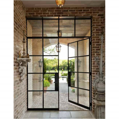 WDMA  Luxury home customized doors, thermal steel modern doors, wrought iron window grills