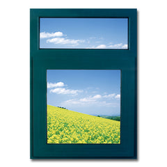 WDMA Luxury Designs Color Frame Aluminum Fix Double Glass Soundproof Window