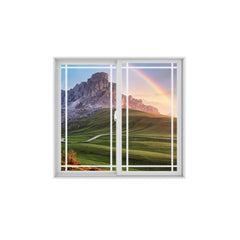 Warren 46x46 window energy saving heat insulation simple design aluminum sliding window residential