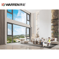 Warren 10 foot window panoramic big view picture sliding casement window floor to ceiling aluminum window