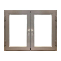 WDMA Passive Window New French Style With Grill Design Aluminum Clad Wood Passive Window