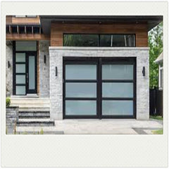 China WDMA Tempered Aluminum Plexiglass/Glass Garage Door Prices
