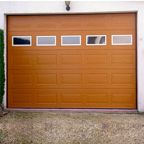 China WDMA modern aluminium panels garage door design motor rail for garage door