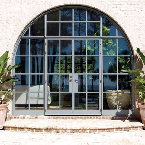 WDMA  2020 Industrial steel glass doors antique metal frames windows grill decorative iron door design