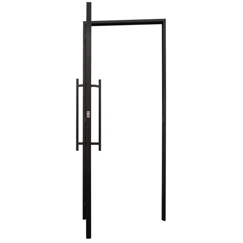 WDMA Modern House Exterior Swing Double Wrought Iron Door Designs