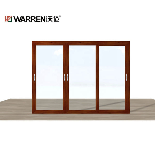 Warren 16 x 8 ft sliding door double glass low-E aluminium thermal break