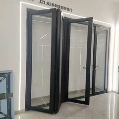 WDMA bi-folding aluminum doors 4 pane sliding patio door