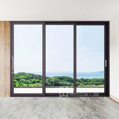 Warren 72*80 Aluminum modern design sliding door with thick double glass waterproof Heat insulation