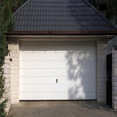 China WDMA black aluminum benefit glass sectional garage folding glass garage doors