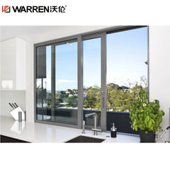 Warren Double Vertical Sliding Window Frameless Sliding Glass Window Sliding Aluminum Glass Window