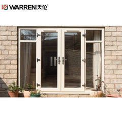 Warren 70x80 French Aluminum Double Glass Black Internal Patio Door Exterior