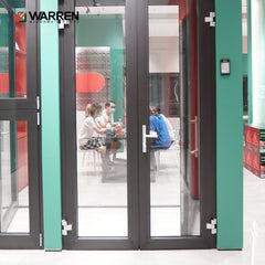 Factory Direct Sale Double Glass Aluminium Soundproof Used Exterior French Doors For Sale