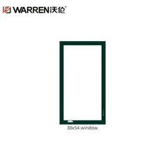 Warren 30x52 Window Aluminium Panel Window Outward Opening Triple Panel Glass Window