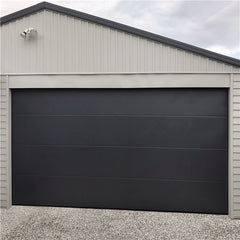 China WDMA Aluminum alloy material frosted glass modern ribbed garage door roll former