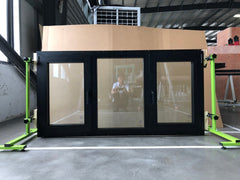 WDMA 71 x 80 sliding glass door Aluminium French door