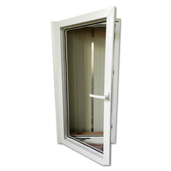 WDMA Modern Design Hot Sale House Used Tempered Glass PVC Frame Casement Windows